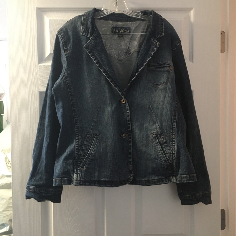 LA Blues denim blazer